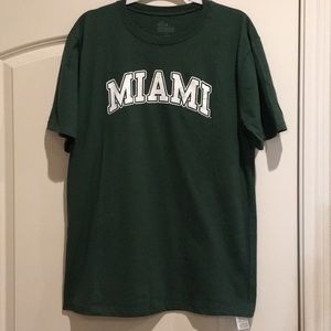 Miami Graphic Tee Unisex Green Alta Garcia